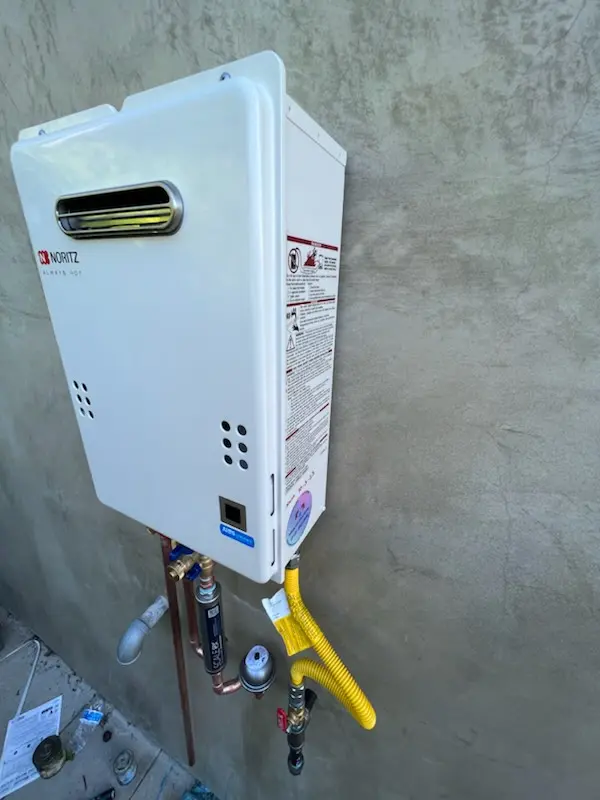 Tankless water heater installation for Durant homes